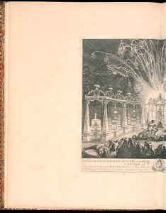 Bound Print, Dessein de l’illumination et du feu d’artifice donné à Monseigneur le Dauphin à Meudon le 3e septembre 1735 (Design of the Illumination and Fireworks dedicated to His Grace the Dauphin at (CH 18221217-3)