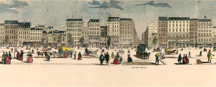 Boulevards de Paris - B05. Rue Saint Martin