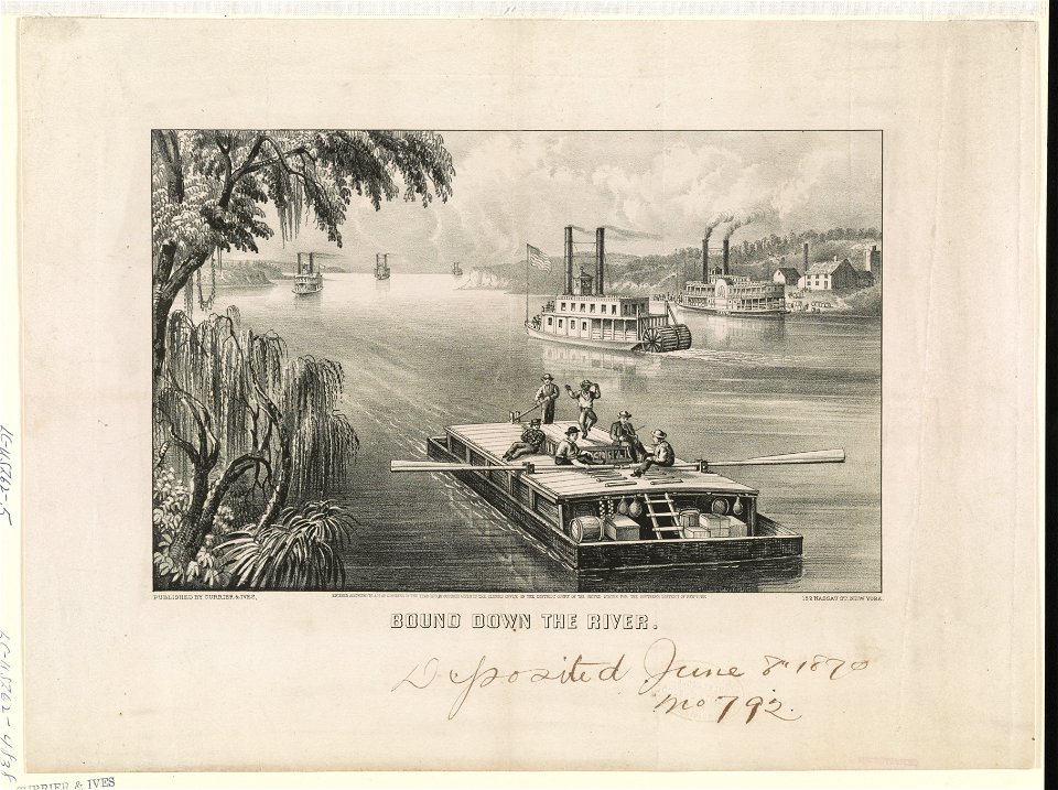 Bound down the river LCCN90712025