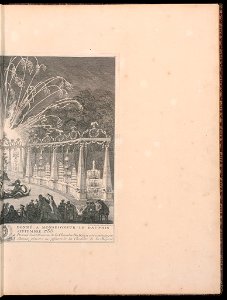 Bound Print, Dessein de l’illumination et du feu d’artifice donné à Monseigneur le Dauphin à Meudon le 3e septembre 1735 (Design of the Illumination and Fireworks dedicated to His Grace the Dauphin at (CH 18221217-2)