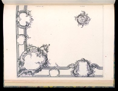 Bound Print, Quarter of a Ceiling, Livre de Portion de Plafonds en Vousures (Book of Portions of Vaulted Ceilings), 18th century (CH 18238867)