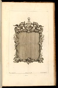 Bound Print, Frame with Rocaille Volutes and Wings, Premier Livre de Cadres (First Book of Frames), 1740–68 (CH 18238167)