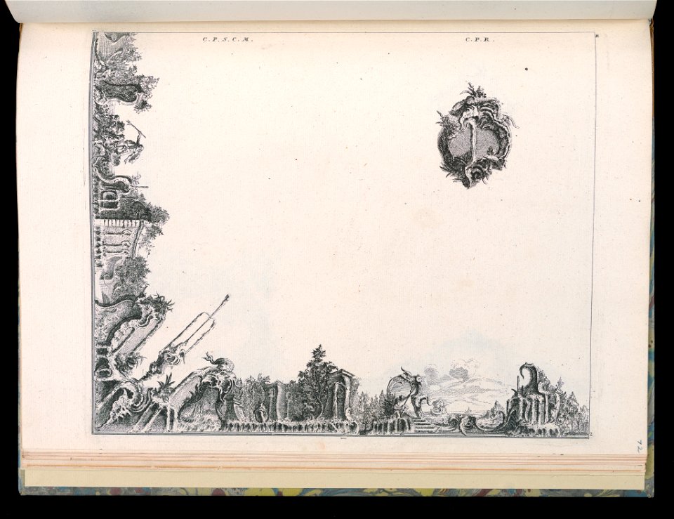 Bound Print, Quarter of a Ceiling, Livre de Portion de Plafonds en Vousures (Book of Portions of Vaulted Ceilings), 18th century (CH 18238863)