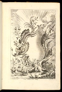 Bound Print, Cartouche with Dragon, Livre de Cartouches à divers usages (Book of Cartouches for Different Uses), 1738 (CH 18238131)