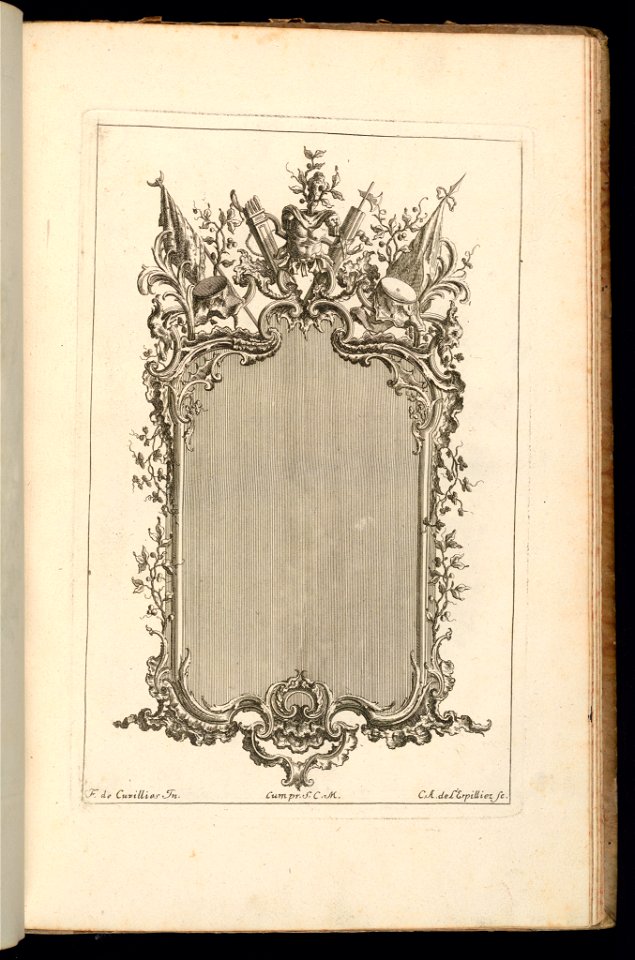 Bound Print, Frame with Trophy, Deuxième Livre de Cadres (Second Book of Frames), 1740–68 (CH 18238193)