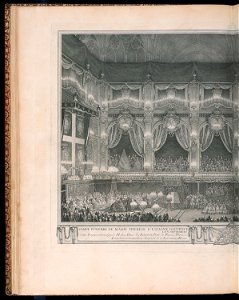 Bound Print, Pompe funèbre de Marie Thérèse d’Espagne Dauphine de France, en l’église de l’abbaye royale de St. Denis le V septembre M.D.CCXLVI (Funeral of Marie Thérèse of Spain, Dauphine of France, (CH 18221267-2)