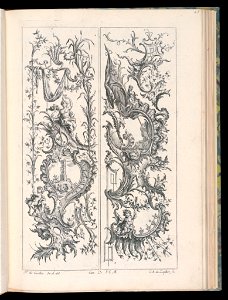Bound Print, Two Upright Panels, Livre de Paneaux irréguliers (Book of Irregular Panels), 1738 (CH 18238551)