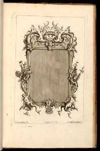 Bound Print, Frame with Crowned Mask, Premier Livre de Cadres (First Book of Frames), 1740–68 (CH 18238147)