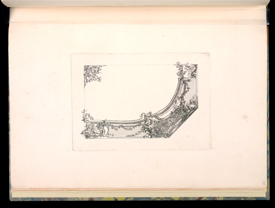 Bound Print, Quarter of a Ceiling, Livre de Portion de Plafonds et d'un Poëlle (Book of Portions of Ceilings and of a Stove), 1731–68 (CH 18238915)