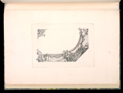 Bound Print, Quarter of a Ceiling, Livre de Portion de Plafonds et d'un Poëlle (Book of Portions of Ceilings and of a Stove), 1731–68 (CH 18238915)
