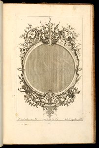 Bound Print, Frame with Two Scrolls of Leaves, Troisième Livre de Cadres (Third Book of Frames), 1740–68 (CH 18238247)