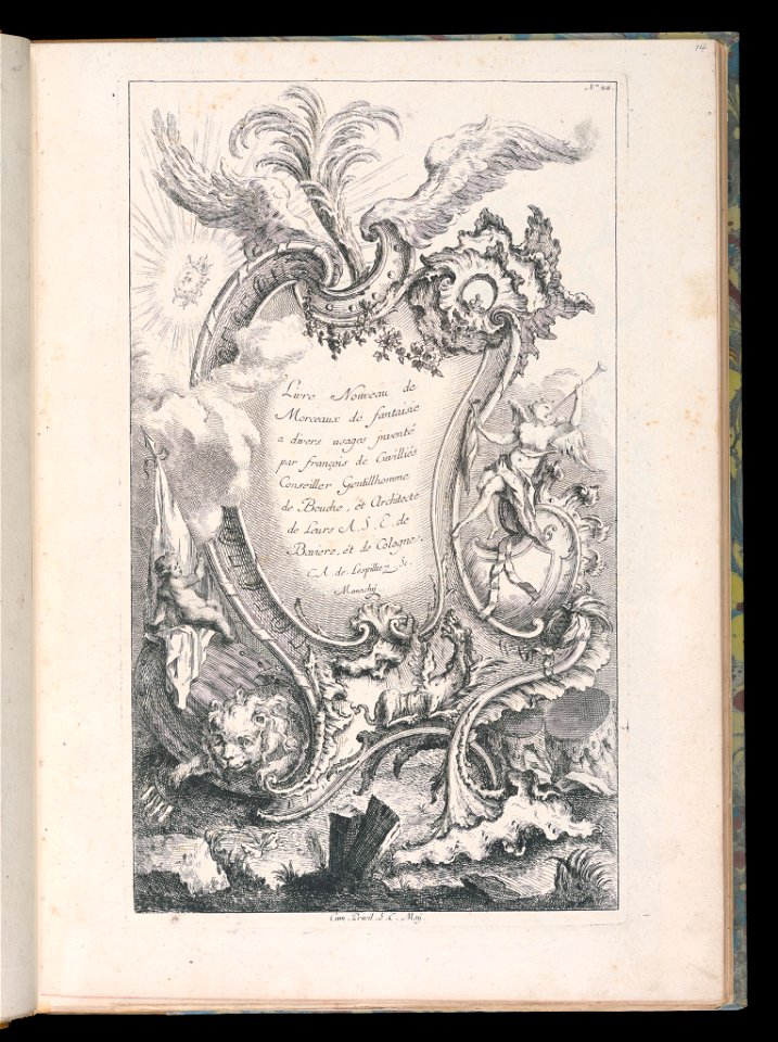 Bound Print, Title Page, Livre Nouveau de Morceaux de Fantaisie (New Book of Fantasy Pieces), 1738–45 (CH 18238511)