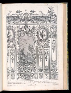 Bound Print, Wall with Trumeau Flanked by Doors, Livre de Lambris (Book of Wainscoting), 18th century (CH 18238619)