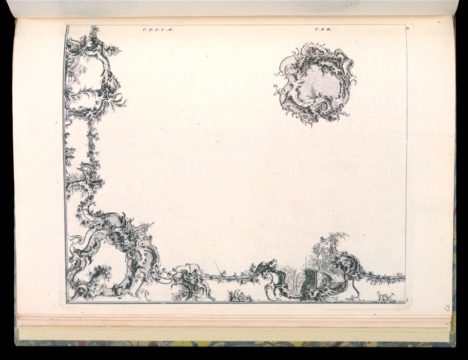 Bound Print, Quarter of a Ceiling, Livre de Portion de Plafonds en Vousures (Book of Portions of Vaulted Ceilings), 18th century (CH 18238881)