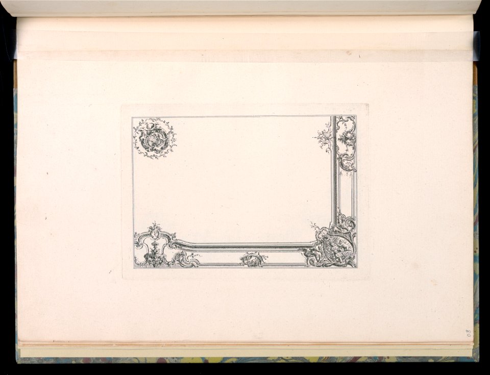 Bound Print, Quarter of a Ceiling, Livre de Portion de Plafonds et d'un Poëlle (Book of Portions of Ceilings and of a Stove), 1731–68 (CH 18238923)