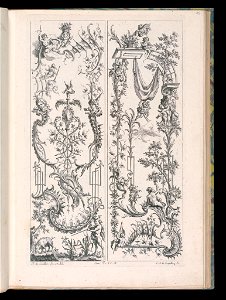 Bound Print, Two Upright Panels, Livre de Paneaux irréguliers (Book of Irregular Panels), 1738 (CH 18238541)