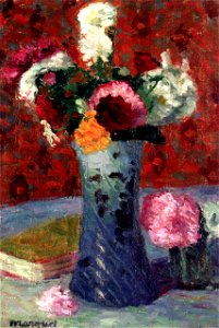 Bouquet in a Blue Vase Albert Marquet