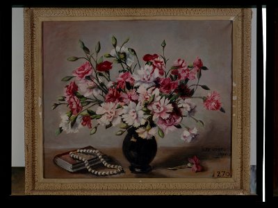 Bouquet d’œillets - Le Jort-Dupuis - musée d'art et d'histoire de Saint-Brieuc DOC 270