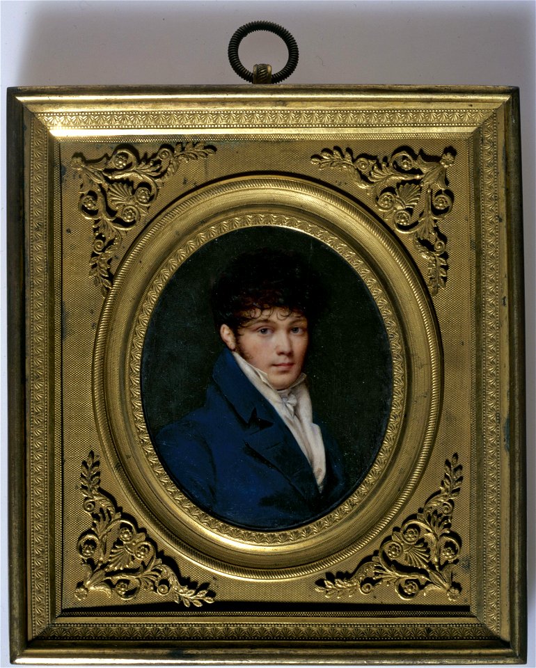 Bourgeois, Charles-Guillaume-Alexandre - Portrait d'homme jeune - J 717 - Musée Cognacq-Jay