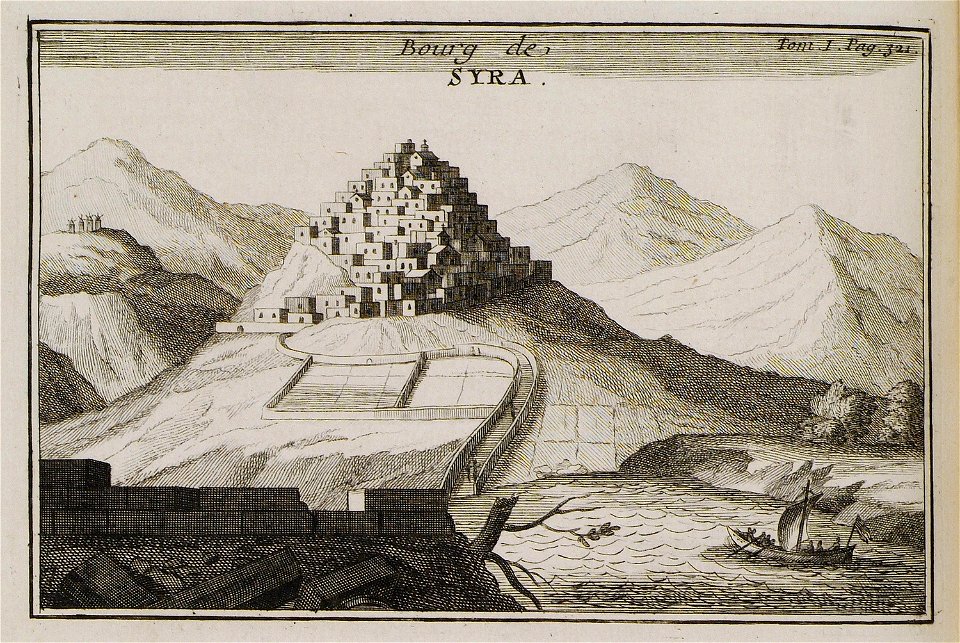 Bourg de SYRA - Tournefort Joseph Pitton De - 1717