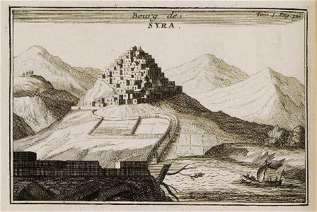 Bourg de SYRA - Tournefort Joseph Pitton De - 1717
