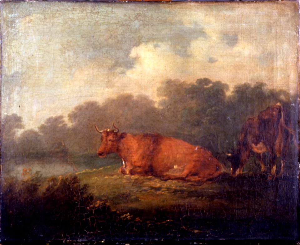 Bourgeois, Sir Peter Francis - Landscape with Cattle (A Cow Resting) - Google Art Project