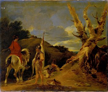 Bourgeois, Sir Peter Francis - Landscape with Soldiers - Google Art Project