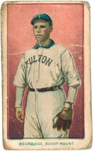 Bourquise, Rocky Mount Team, baseball card portrait LCCN2007683807