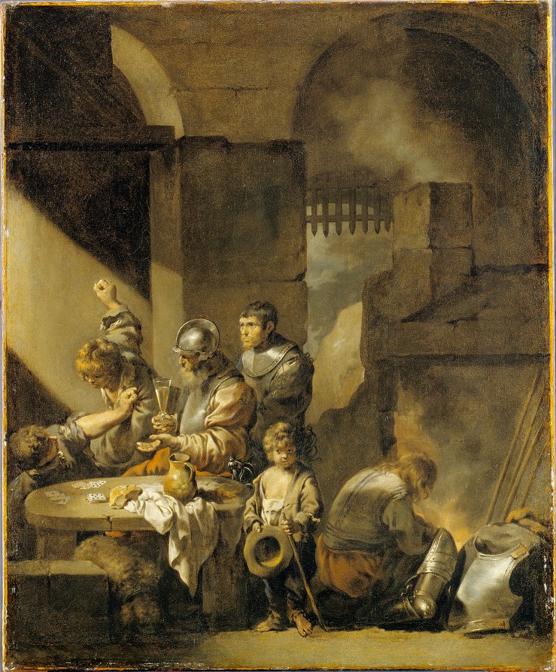 Bourdon, Sébastien - A Brawl in a Guard-room - Google Art Project