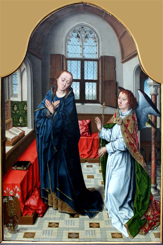 1480 Bouts, Aelbrecht - Die Verkündigung an Maria - anagoria