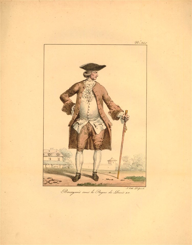 Bourgeois sous le Regne de Louis XV (BM 1887,0311.9)