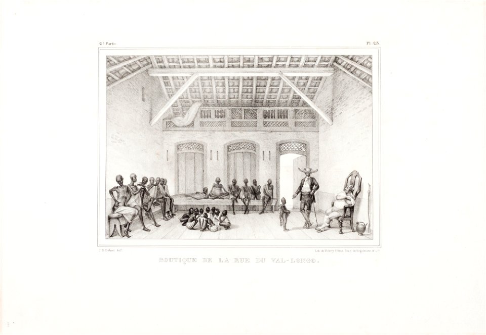 Boutique de la rue du Val-Longo (3), da Coleção Brasiliana Iconográfica