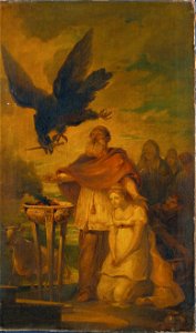 Bourgeois, Sir Peter Francis - Helena brought before the Altar to be Sacrificed - Google Art Project