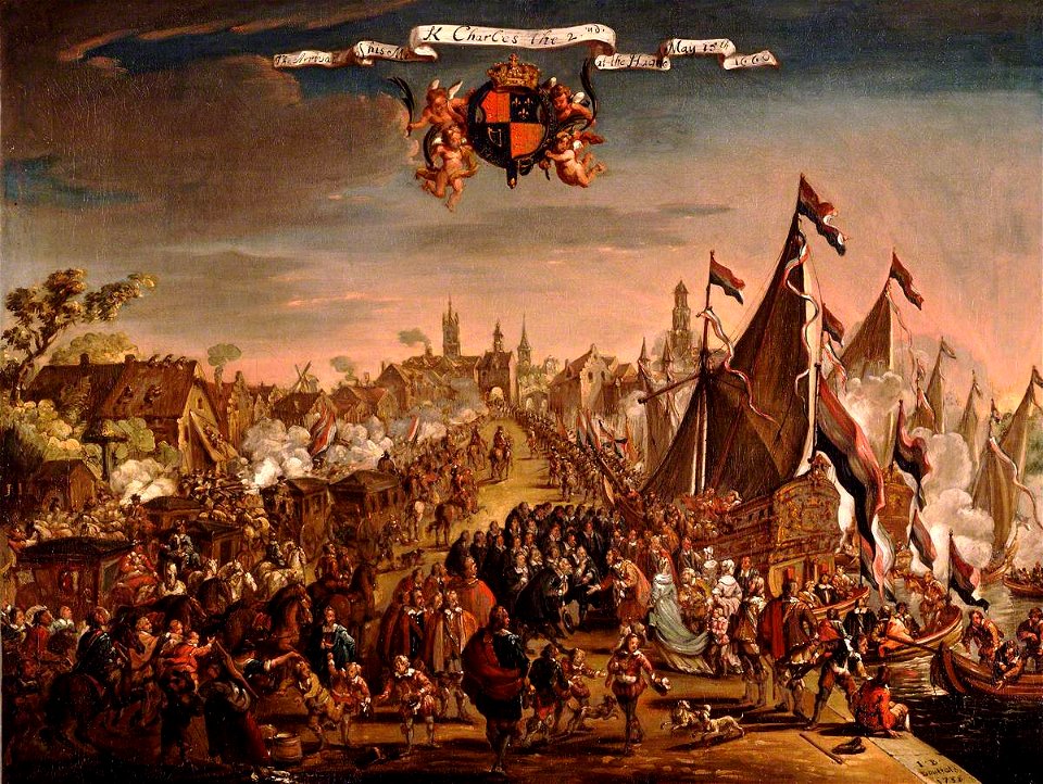 Johann Baptiste Bouttats - The Arrival of Charles II at The Hague, 15 May 1660
