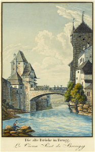 CH-NB - Brugg, von Nordosten, mit Randvignetten - Collection Gugelmann - GS-GUGE-ISENRING-A-2 img05
