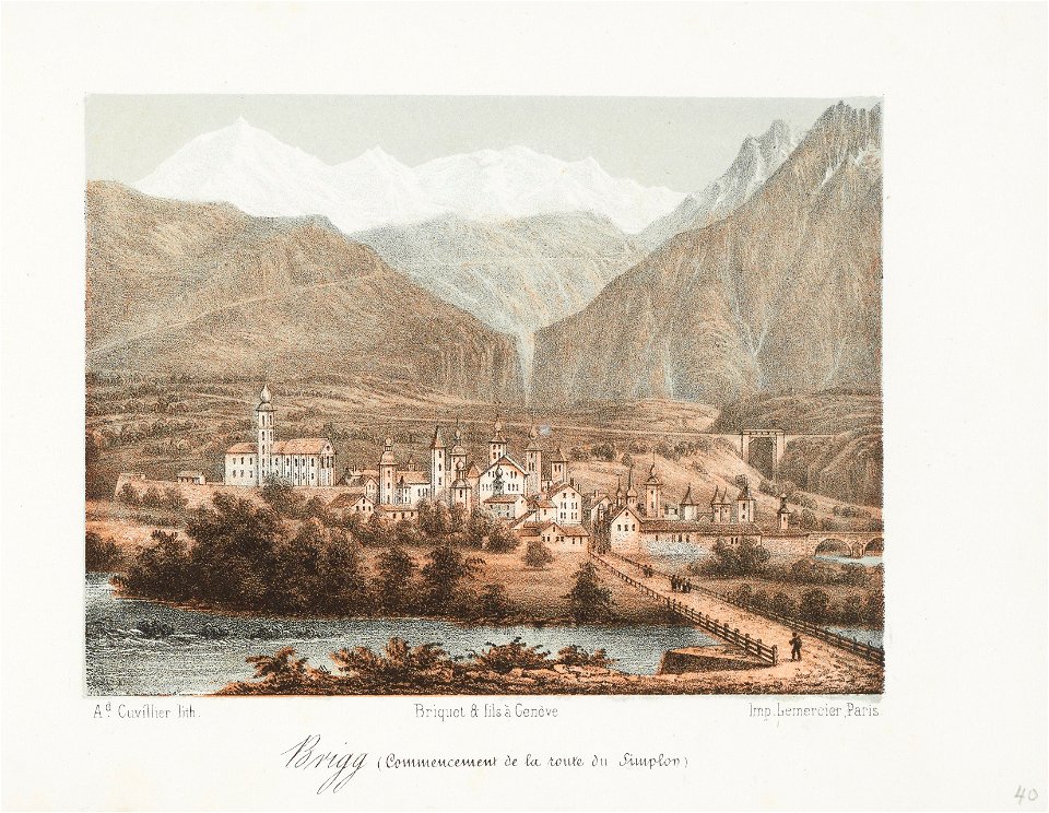 CH-NB - Brigg (Commencement de la route du Simplon) - Collection Gugelmann - GS-GUGE-31-83