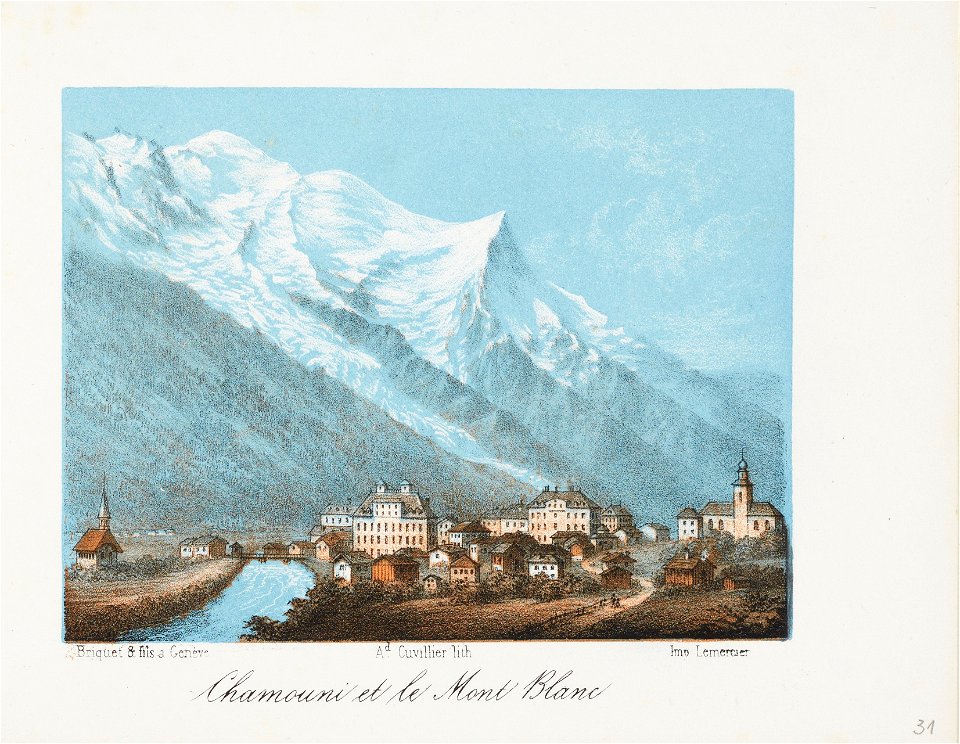 CH-NB - Chamouni et le Mont Blanc - Collection Gugelmann - GS-GUGE-31-65