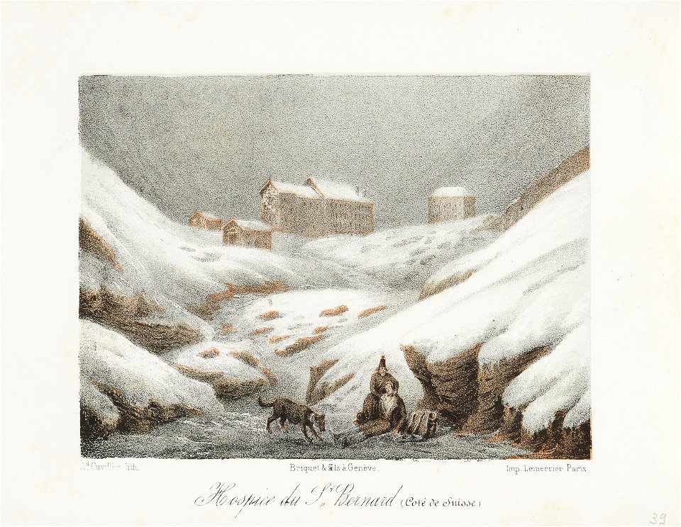 CH-NB - Hospice du St„ Bernard (Coté de Suisse) - Collection Gugelmann - GS-GUGE-31-82
