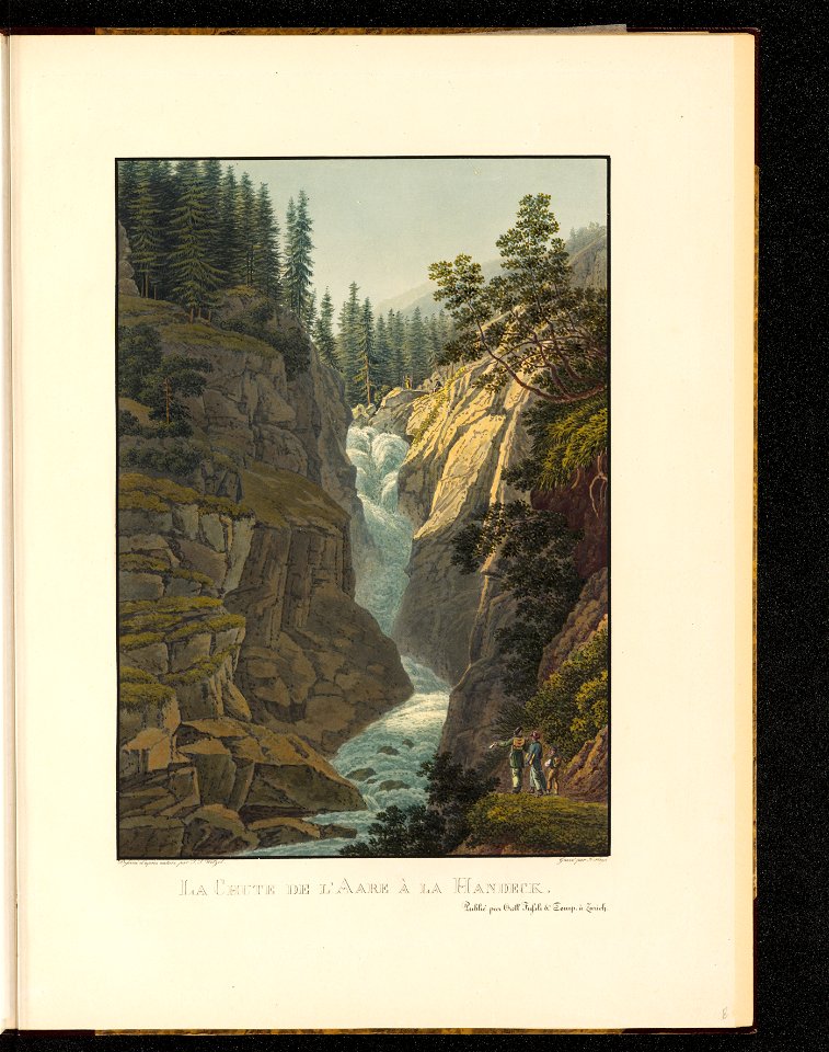 CH-NB - La Chute de l'Aare à la Handeck - Collection Gugelmann - GS-GUGE-209-35