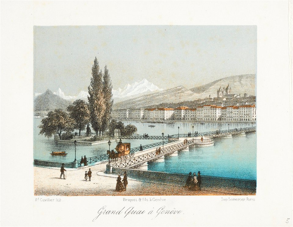 CH-NB - Grand Quai à Genève - Collection Gugelmann - GS-GUGE-31-14