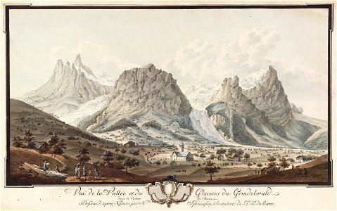 CH-NB - Grindelwald, beide Gletscher mit Mettenberg - Collection Gugelmann - GS-GUGE-SPRÜNGLIN-B-5