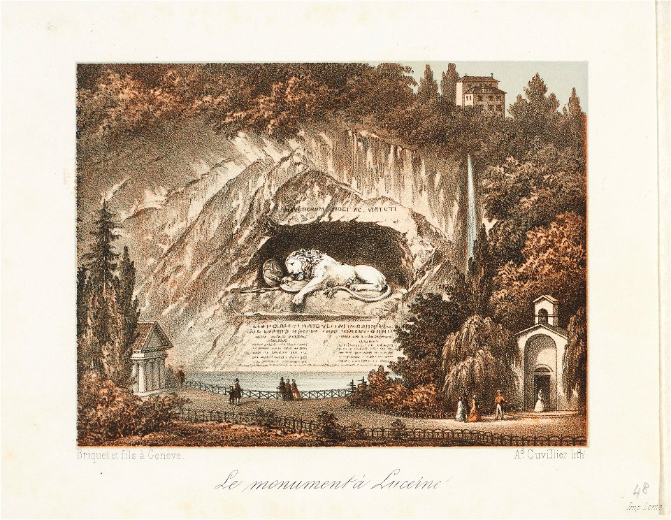 CH-NB - Le monument à Lucerne - Collection Gugelmann - GS-GUGE-31-100