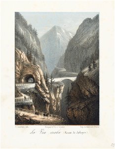 CH-NB - La Via mala (Route de Splugen) - Collection Gugelmann - GS-GUGE-31-122