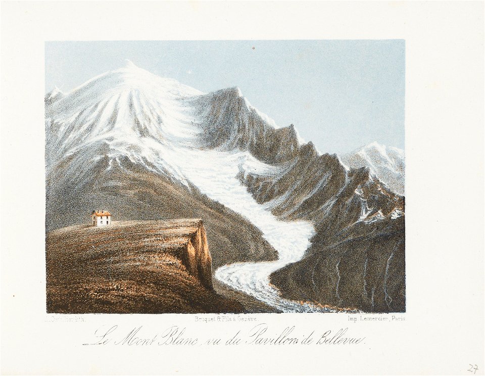CH-NB - Le Mont Blanc, vu du Pavillon de Bellevue - Collection Gugelmann - GS-GUGE-31-57