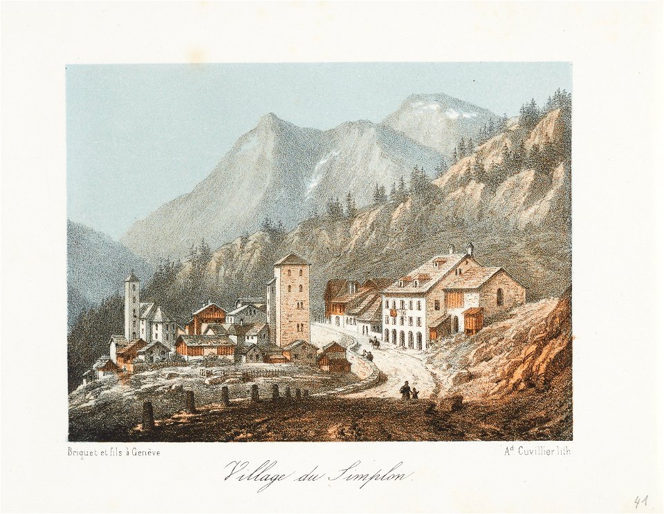 CH-NB - Village du Simplon - Collection Gugelmann - GS-GUGE-31-86