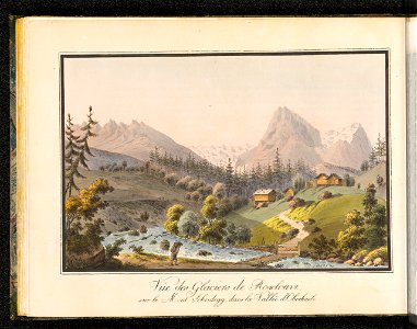 CH-NB - Vûe des Glaciers de Rosenlouvi, sur le Mont Scheidegg, dans la Vallée d'Oberhasle - Collection Gugelmann - GS-GUGE-202-60