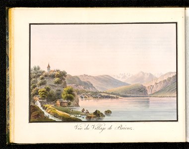 CH-NB - Vûe du Village de Brienz - Collection Gugelmann - GS-GUGE-202-72