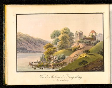 CH-NB - Vue du Chateau de Ringenberg au Lac de Brienz - Collection Gugelmann - GS-GUGE-202-76