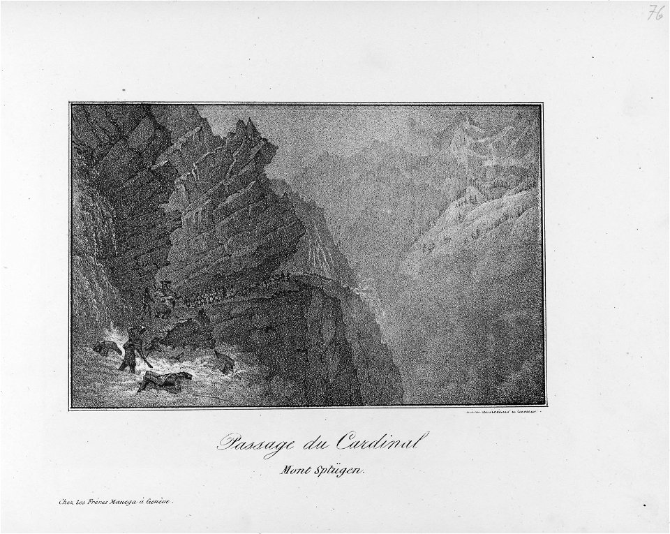 CH-NB-79 vues de la région du Mont-Blanc et de la Suisse-19500-page151