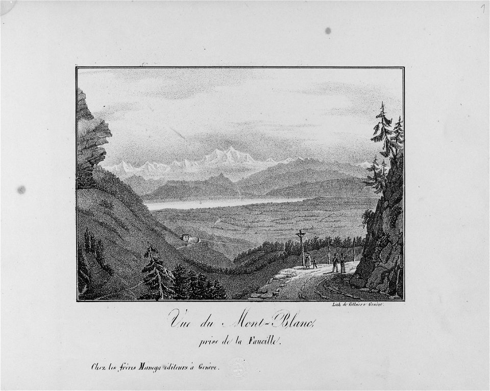 CH-NB-79 vues de la région du Mont-Blanc et de la Suisse-19500-page001